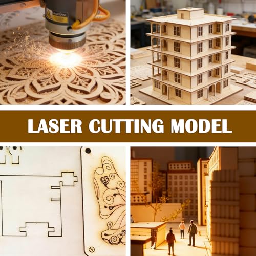 Contreplaqué 1.5mm léger pour éviter les fissures bois naturel de modélisme