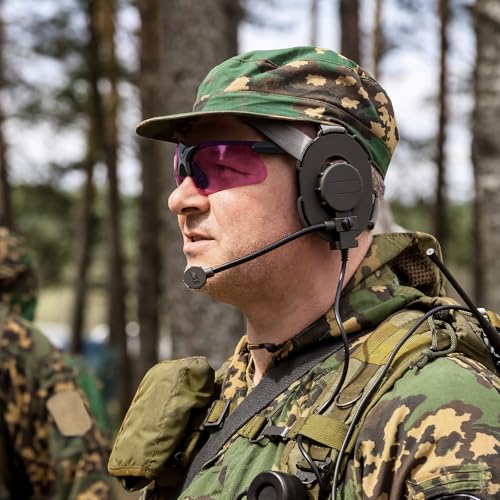 Image of Shooting Glasses with Case-Safety Glasses Anti Fog | Z87.1 Certificated Impact Resistance Safety Glasses for Hunting Shooting Sports