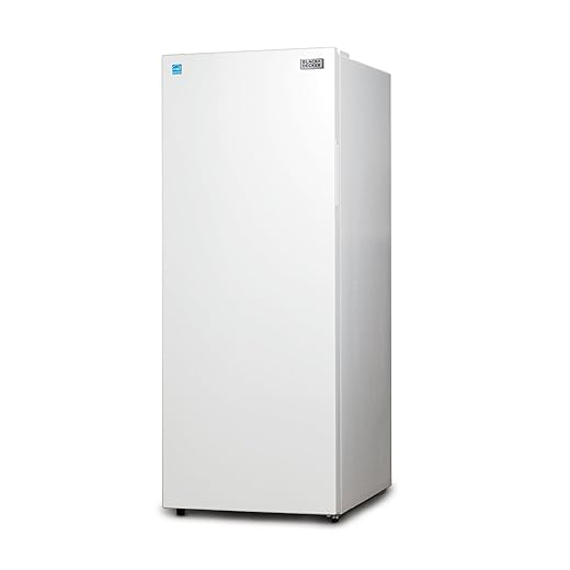 BLACK+DECKER 11 Cu. Ft. Convertible Freezer Refrigerator, Upright Freezer with Glass Shelves, Reversible Door, ENERGY STAR rated, Frost Free, BUC1100XW, White