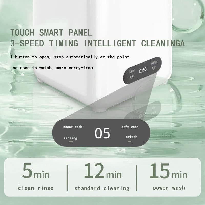 Miniatura 4 de Lavadora portátil, 4.5L Lavadora pequeña del hogar de gran capacidad, 10W Dormitory Lazy Socks, Lavadora de ropa interior