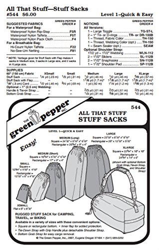 All that Stuff – Stuff Sacks Bags Rucksack Knapsack Pack