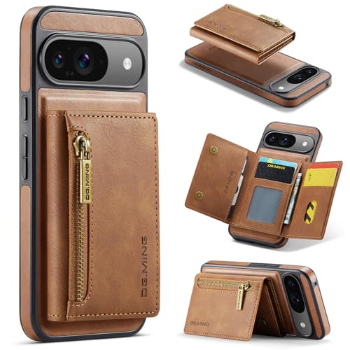 Coque portefeuille magnétique Pixel 9 idéale pour voyager léger au quotidien