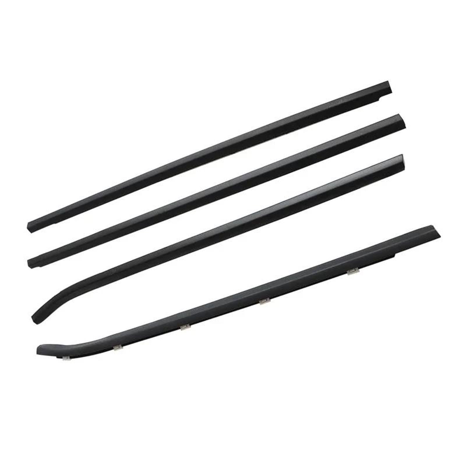 822102L000 4 Pieces Black Outside Window Glass Rubber Protector Weatherstrip for Hyundai I30 2008-2011 ATGCBCAUF