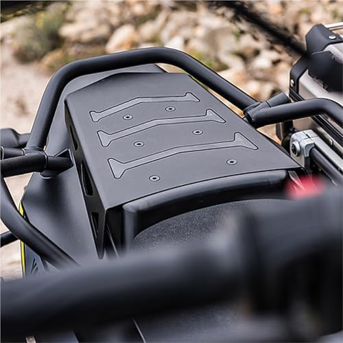 Support de siège mono noir pour sécuriser vos bagages sur Tenere 700