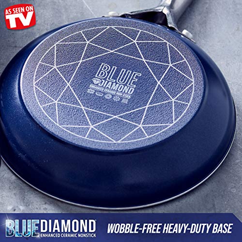 Blue Diamond Cookware Diamond Infused Ceramic Nonstick 20 Piece
