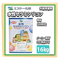 水性セラミシリコン　白 Amazon.co.jp: 水性セラミシリコン 16kg 半艶 淡彩色 HN-85 エスケー化