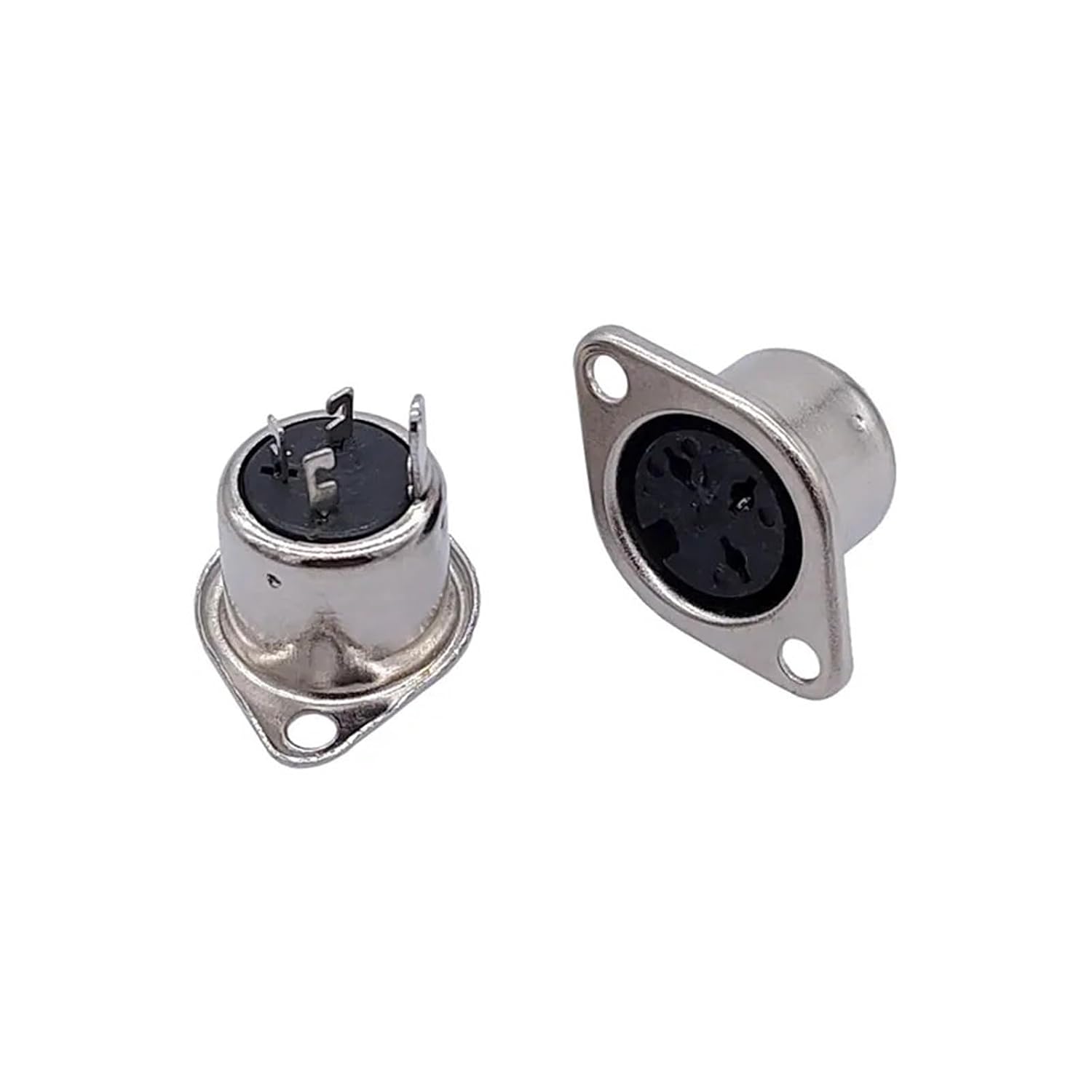 5Pcs Computer Keyboard 3/4/5/6/7/8Pin DIN S Terminal Connector Female Socket Mount Adapter Cable(7Pinx5pcs)