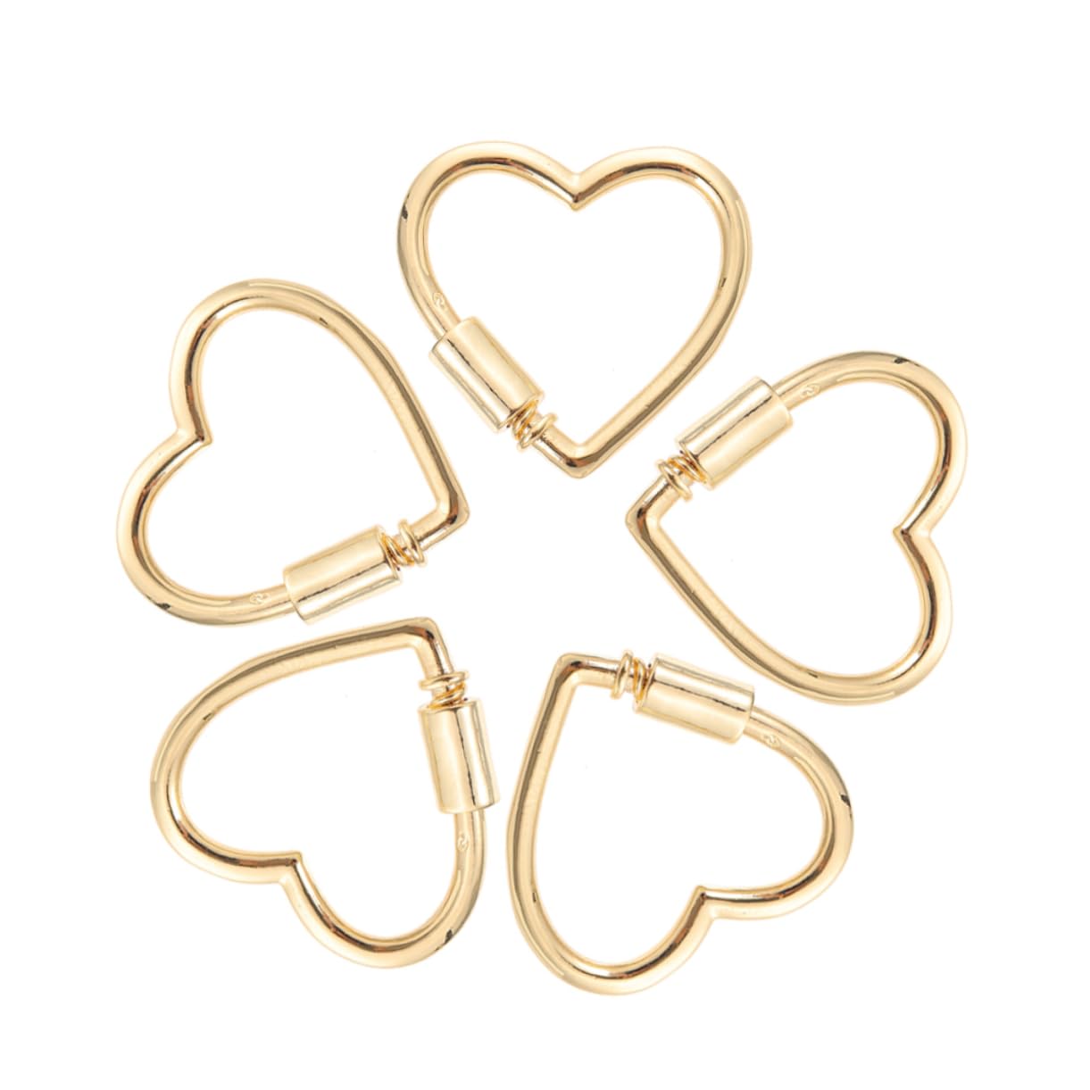 VILLCASE 25pezzi Chiusure Per Collane e Bracciali Di Chiusura Per Gioielli Fai Da Te Accessori Per Decorazioni Per Regali Madri e Amici