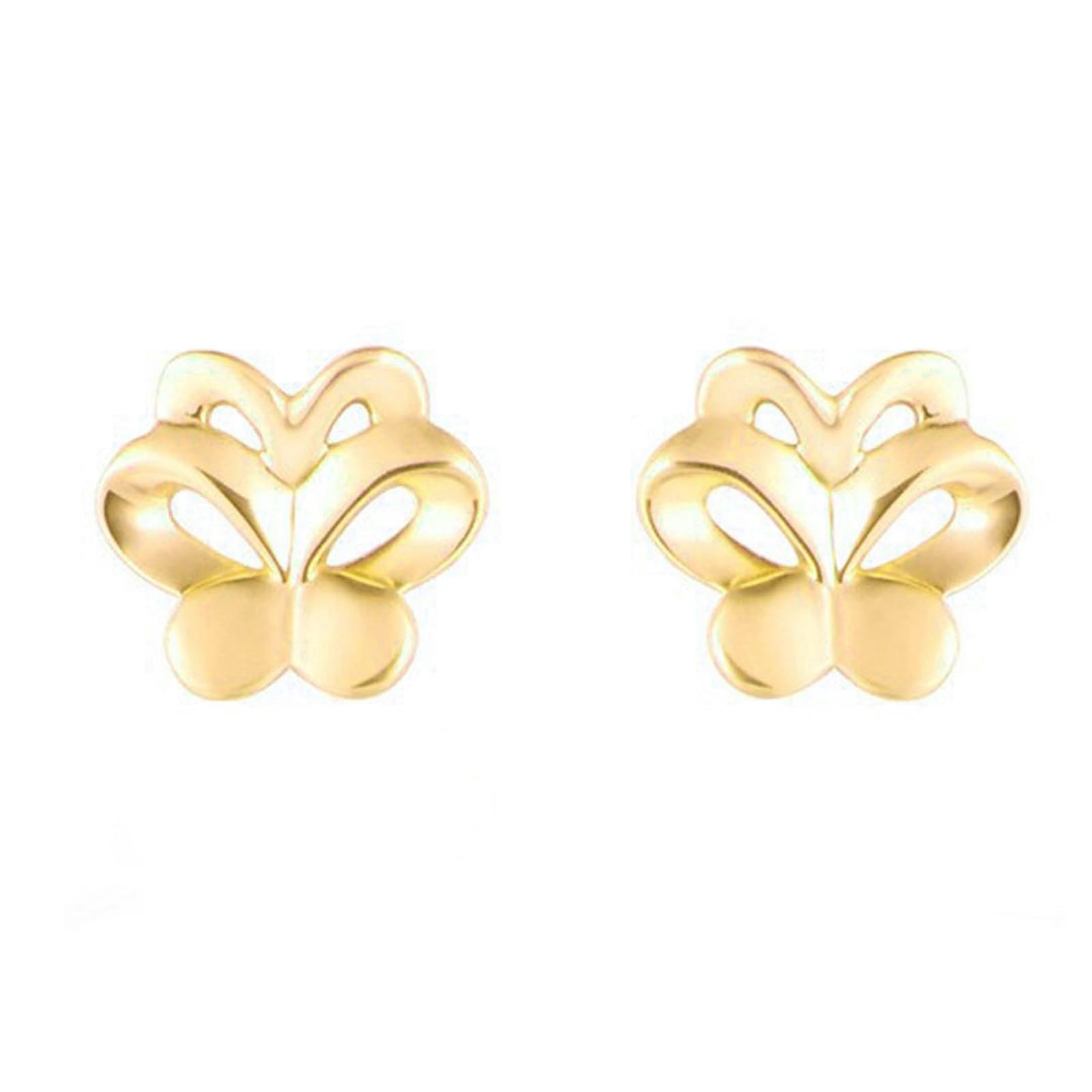 Epinki Orecchini Anallergici Donna Oro 9K/18K Farfalla Orecchini Anallergici Matrimonio Gioielli Sposa Piercing