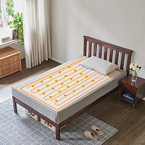 Image of Giantex Standard Massage Table Warmer, Heated Mattress Pad, Spa Table Heating Pad with Three Heat Settings, Auto Overheat Protection, Fixed Elastic Bands, Portable 71x30 Inch Electric Table Warmers