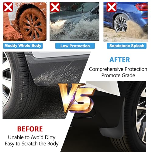 Image of 2022-2025 2026 Tucson Mud Flaps Splash Guards for 2026 Hyundai Tucson Accessories No Drilling Mudflaps Wheel Liner Fenders Compatible with 2022-2026 Hyundai Tucson & Tucson Hybrid (NOT FIT N Line)