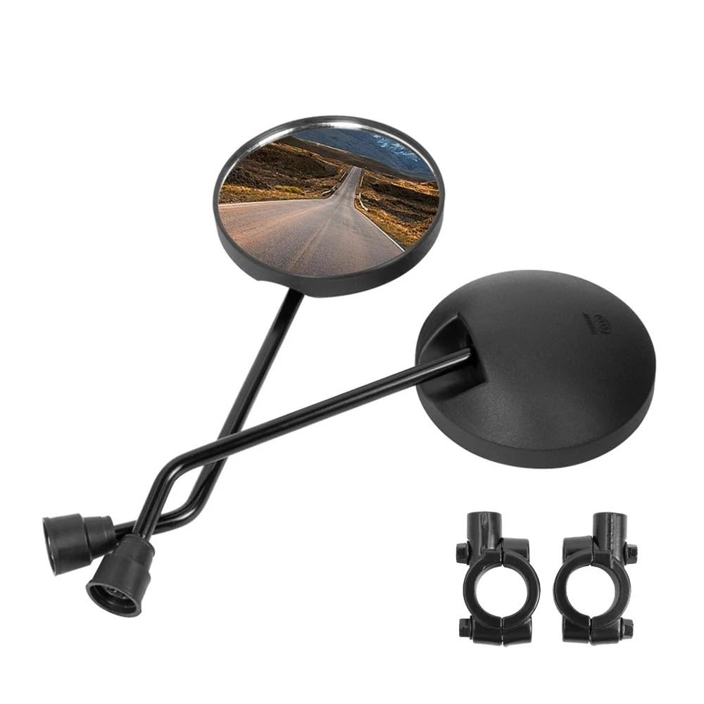 Specchietti retrovisori compatibili for NIU Electric N1/N1S/M1/U1 Scooter Elettrico Bici E-Bike Manubrio Rotondo Riflettore Specchietto retrovisore Convesso