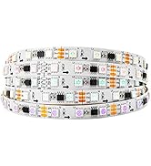 BTF-LIGHTING WS2811 RGB adressierbare Traum Farbe LED-Streifen 5m 60LEDs/m 20Pixels/m 300LEDs 100...