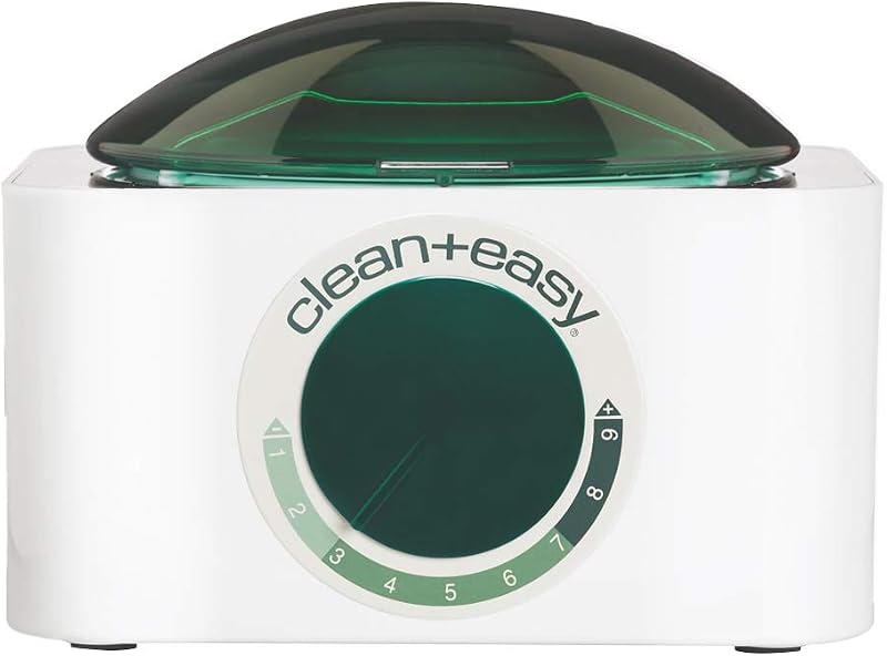 Clean + Easy Aquecedor de Cera Deluxe com Termostato Ajustável, Barra Raspadora e Tampa Articulada, 120 V