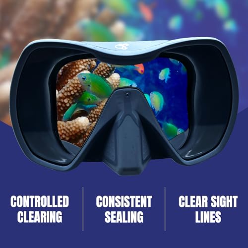 Image of Mako Single-Lens Scuba Diving Mask, Low Volume