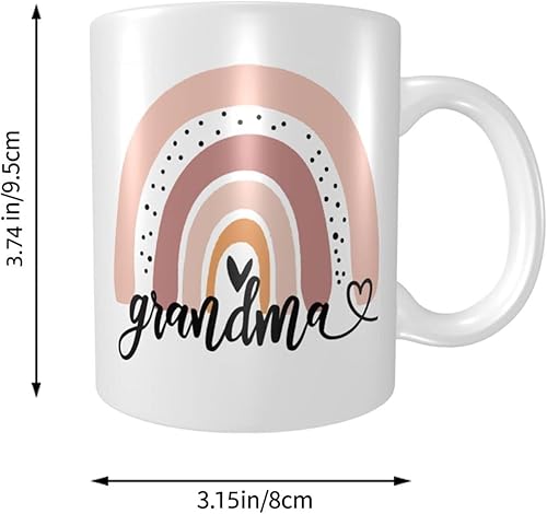 Vista 17 de Divertida taza de café Mimi, novedosa taza de regalo de cumpleaños de Navidad para mujeres, abuela, abuela de nieta o nieto, regalo de taza de té