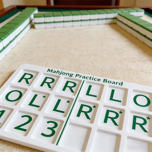 Solo Mahjong Board Practice, Portable American Mahjong miniatura 6