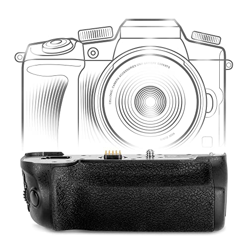 CELLONIC Grip d'alimentation Compatible avec Panasonic Lumix G9, Poignée de Batterie DMW-BGG9, Grip Batterie, Battery Grip, Appareil Photo