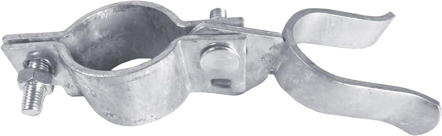 1-5/8" x 2-7/8" Chain Link Fence Gate Fork Latch - Fence Gate Latch - Galvanized Fence Gate Latch with Hole for Padlock