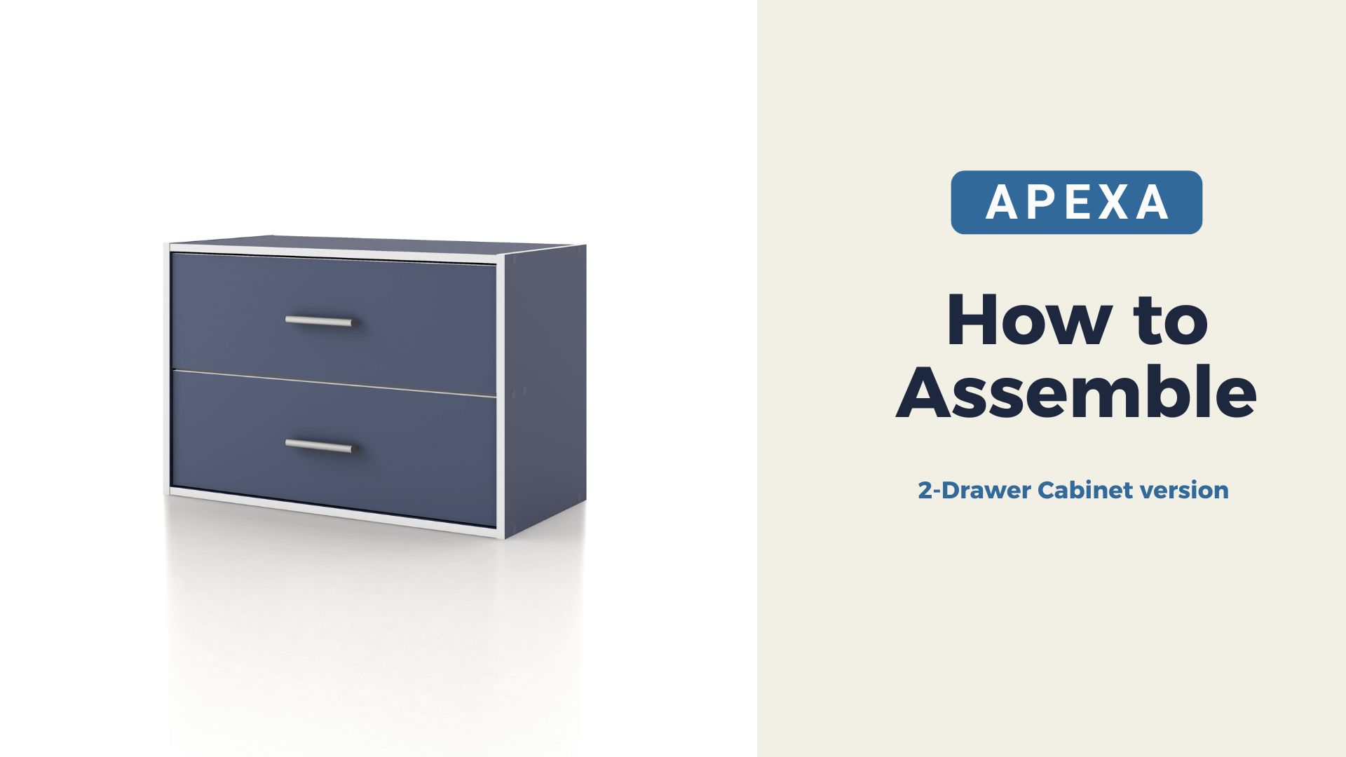 Amazon.com: Homes: Inside + Out Apexa 2-Drawer Wooden Stackable