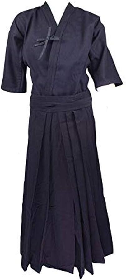 Japanese Kendo Uniform Set Aikido Samurai Hakama Martial Arts Clothing Suit