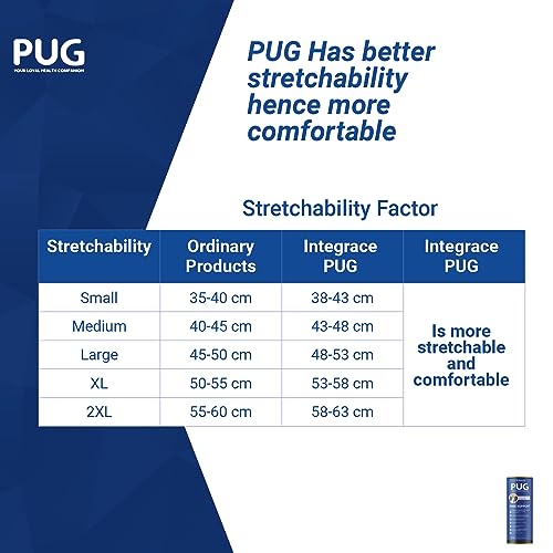 Image of PUG Knee Support 1 Pair, Size M |Unleash Your Performance | Ergonomically Designed for Indian Knee|Ideal for Sports enthusiasts, Knee Pain and Injury Prevention