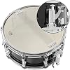 Ashthorpe Snare Drum Set with Remo Head (Black) - Student Beginner Kit with Stand, Padded Gig Bag, Practice Pad, Neck Strap, and Sticks