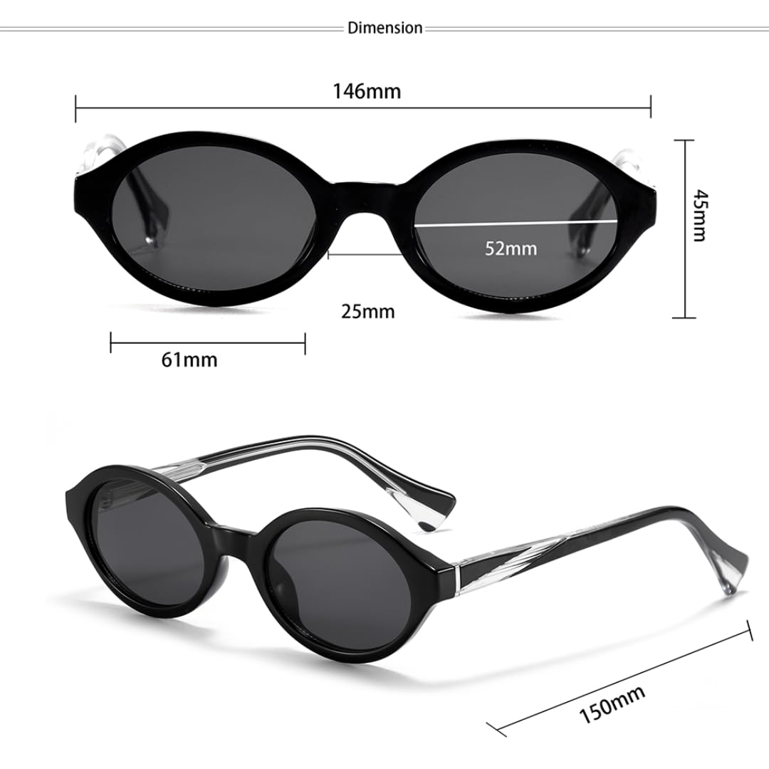 Retro damskie owalne okulary przeciwsłoneczne z grubymi ramkami męskie outdoorowe moda do jazdy na świeżym powietrzu Uv40
