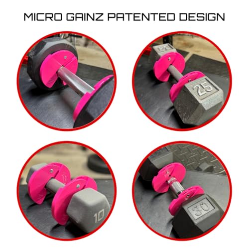 Image of Micro Gainz 1.25LB Dumbbell Fractional Weight Plates, 2-Piece