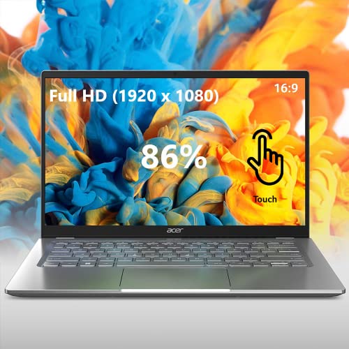 Image of acer Swift 3 SF314-512T-56CT Thin & Light Laptop | 14 inch FHD Touch | Intel Core i5-1240P | Intel Iris Xe Graphics | 16GB LPDDR4X | 512GB SSD | Intel Wi-Fi 6E | Backlit Keyboard | Windows 11