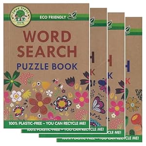 WF Graham 2070E Umweltfreundliche Wortsuch-Puzzlebücher 4er Set