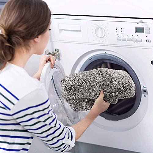 Telgoner Badematte, rutschfest Waschbar Badezimmerteppich 50X80 cm, Weiche Hochflor Badvorleger aus Chenille, Trocknend… – Bild 8