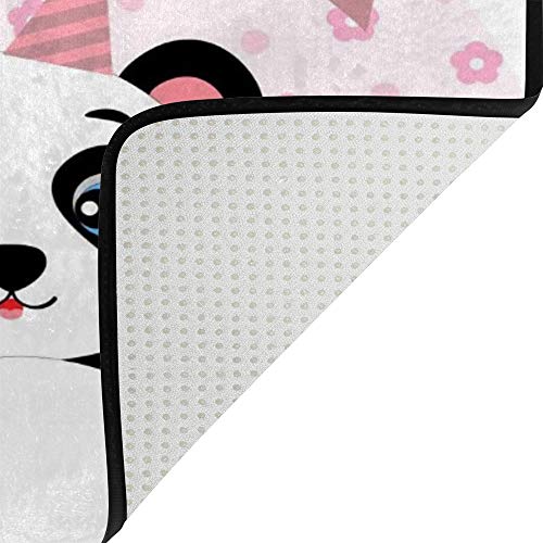 Tapis de maison moderne en tissu polyester résistant et charmant format 63X48Inch - 5
