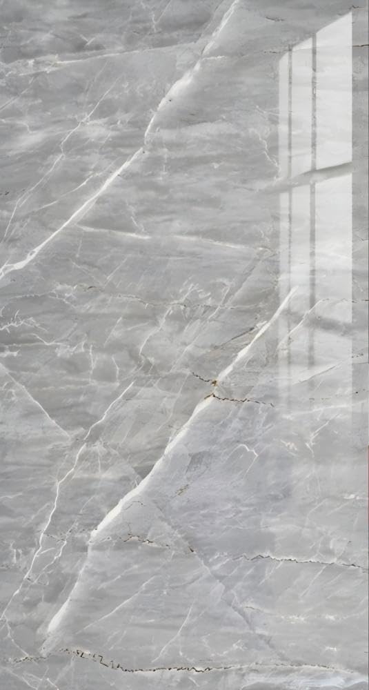 Gilen 10 Pack Large Self Adhesive Wall Tiles, Waterproof Marble Stick On Tiles for Bathroom & Kitchen, Easy Peel & Stick Wall, 60 x 30cm (Nado Grey) — image 1