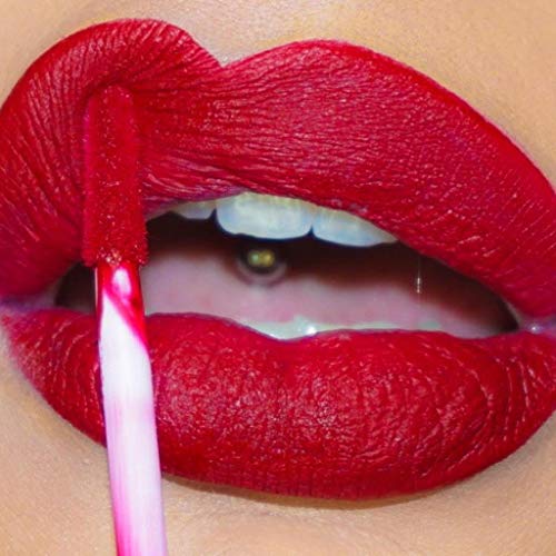LA Splash Cosmetics Soft Liquid Matte Blood Red Lipstick - LIP COUTURE (Poison Apple)