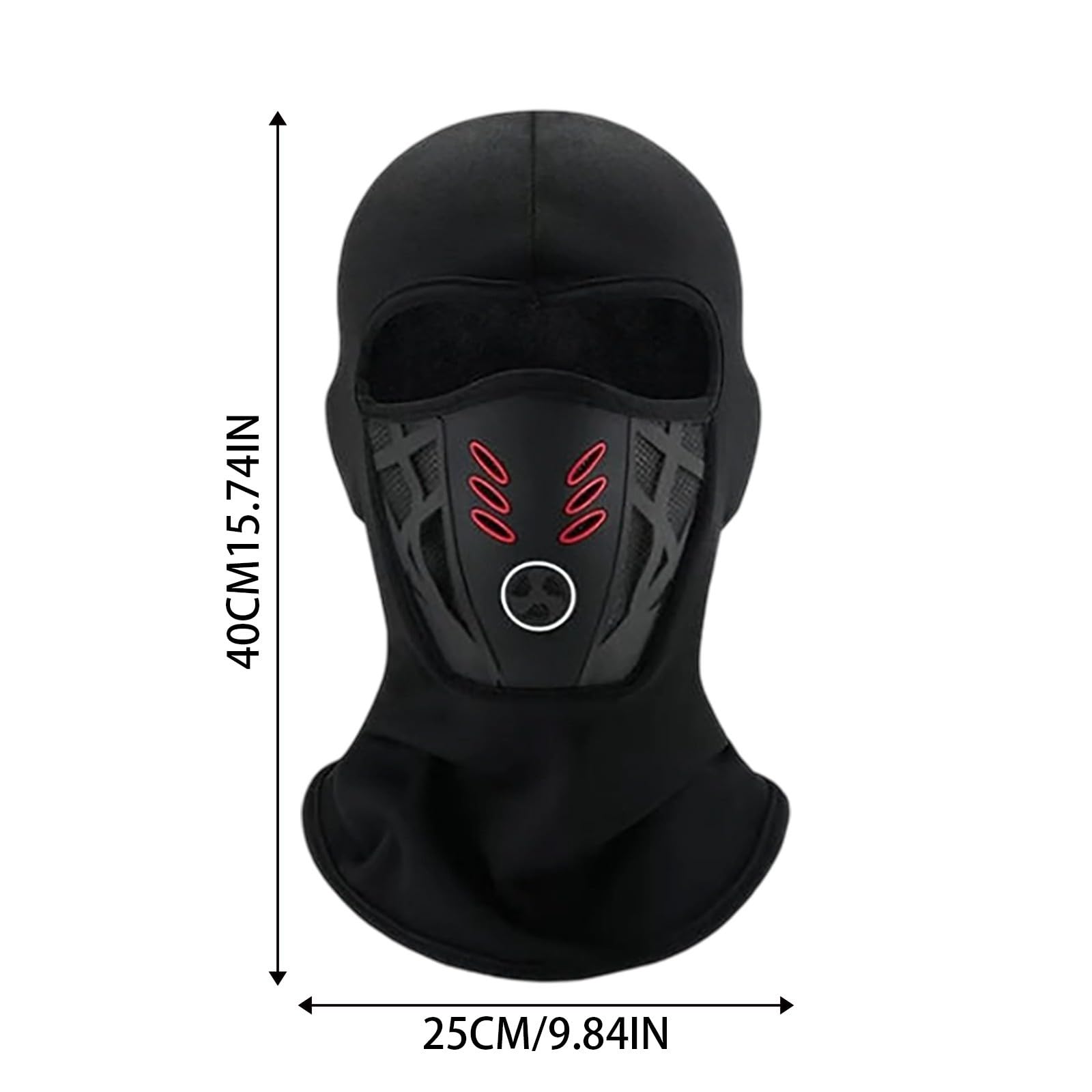 Cagoule d'hiver – Masque de ski intégral coupe-vent pour moto et cyclisme, équipement thermique chaud anti-buée pour homme et femme, design respirant pour temps froid