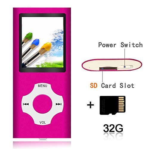 Tomameri - Portable MP3 / MP4 Player with Rhombic Button, Including a Micro
