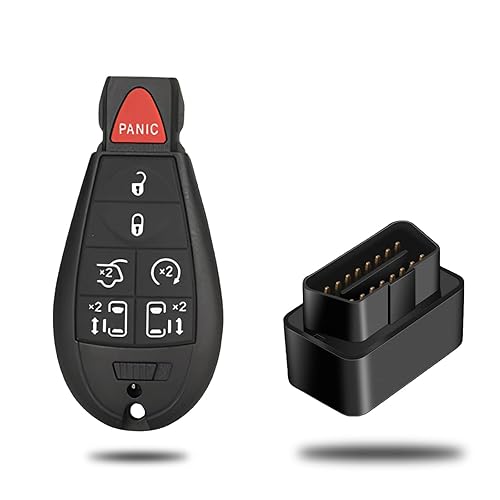 Car Keyless Entry Remote Fob Kit Compatible for Chrysler Town