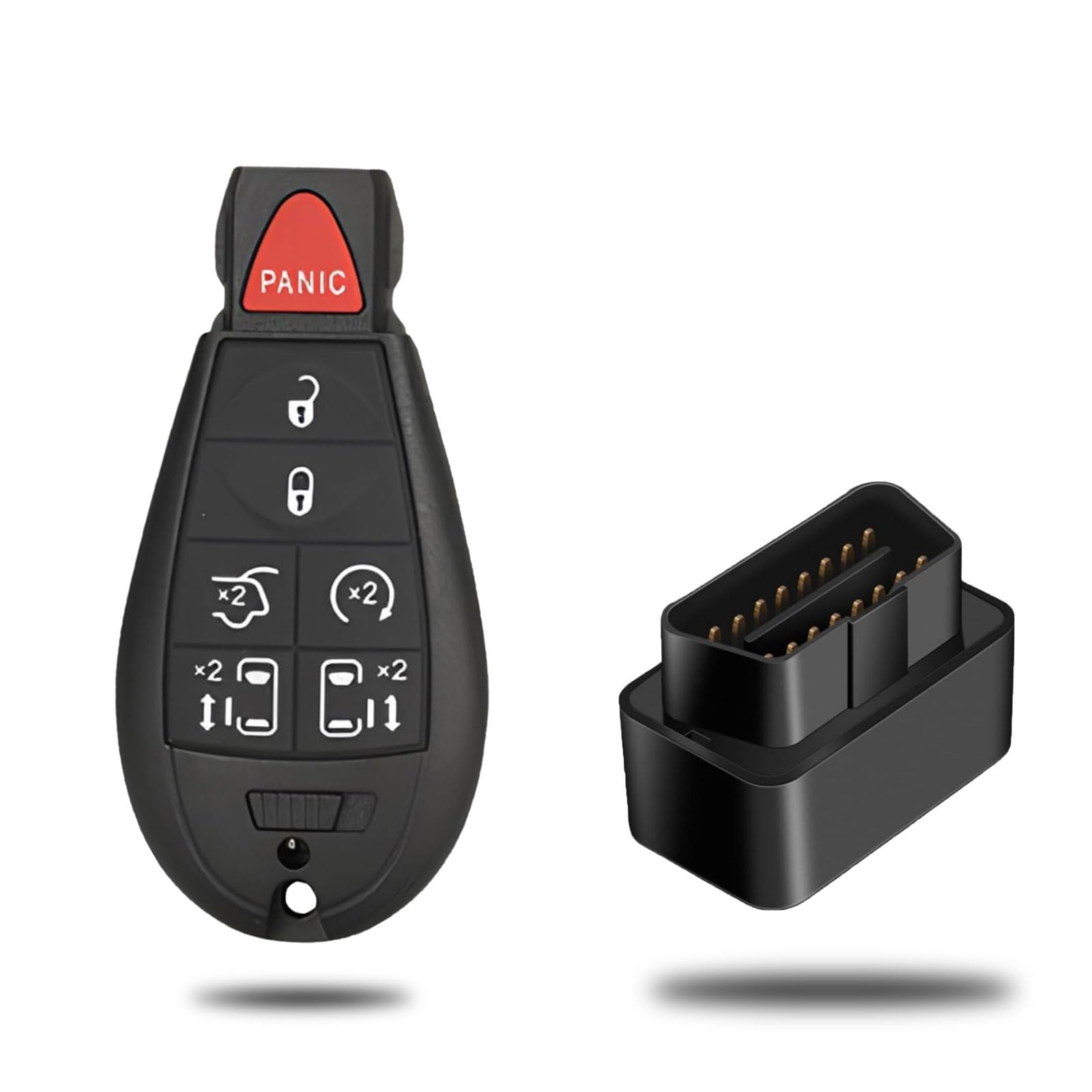 OBD2 Car Keyless Entry Remote Fob Installer Tool Compatible with Chrysler Town and Country Dodge Grand Caravan 2008-2016,Volkswagen Routan 2010-2012(M3N5WY783X IYZ-C01C)