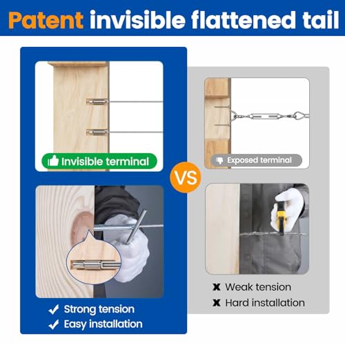 Kit de garde-corps invisible 1/8 pour sublimer la vue de votre balcon de jardin - 3