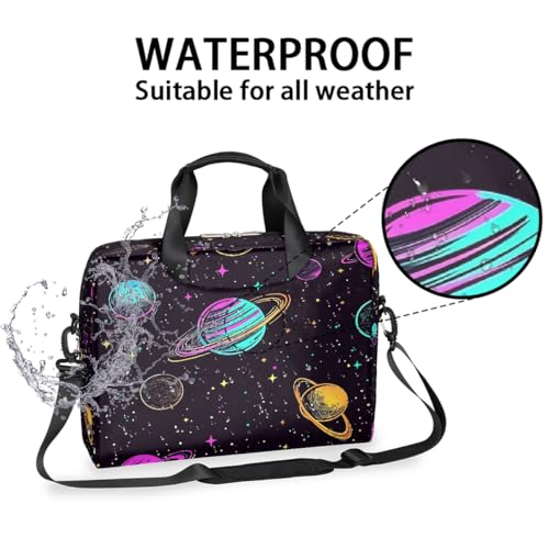 Maletín para portátil 15.6" patrón Colorful Planet miniatura 3