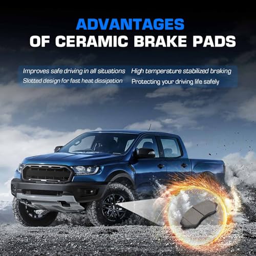 ILONPA Ceramic Brake Pads Set
