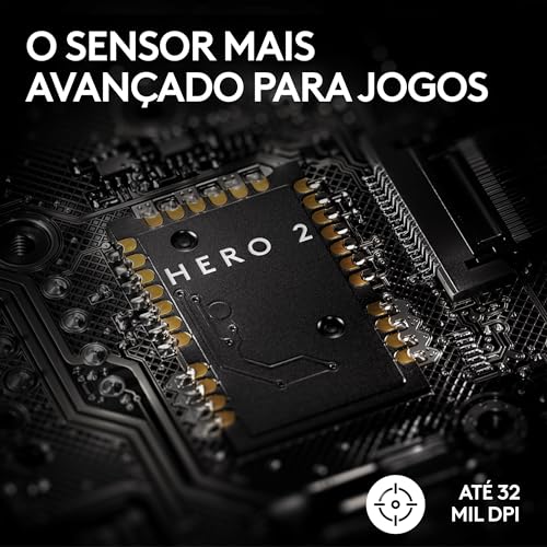 Mouse Gamer Sem Fio Logitech G PRO X SUPERLIGHT 2 com Tecnologia LIGHTSPEED, Ultraleve, Switch LIGHT