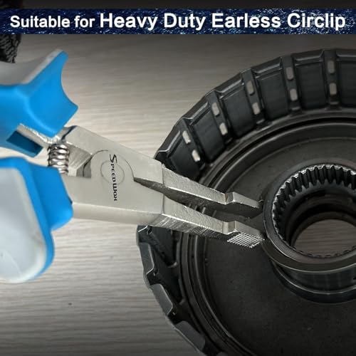 Image of SPEEDWOX 8 inch Special Lock Ring Pliers Straight Jaw Pliers Tips C-Clip Plyers Retaining Ring Plier Snap Rings Plier Angle Tip Circlip Plyers For Rings Remover Automatic Transmissions Transfer Case