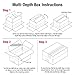 Aviditi Shipping Boxes Multi-Depth 16