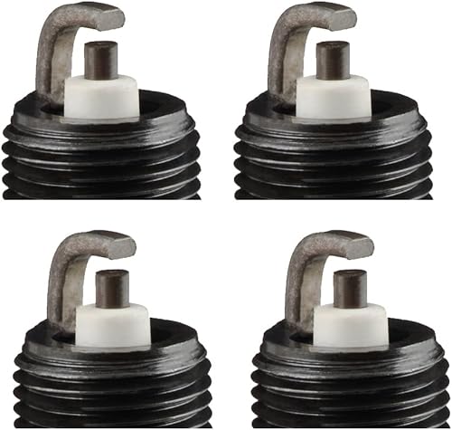 Replacement 5224 Copper Resistor Spark Plug Set of 4 Fits 1999-2002 Daewoo Leganza (.044 inch/1.1mm)(p/n 81871)