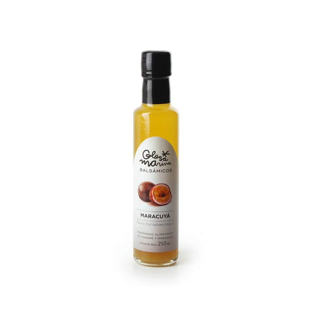 GLOSA MARINA 5er Gourmet Paket *HEIDELBEERE, MARACUJA, HIMBEERE* Crema Balsámica de Arandanos, Maracuyá, Frambuesa - Balsamico Gourmet Essig Creme (5 x 250ml)