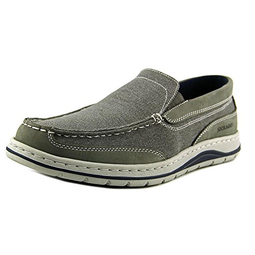 Sebago Men's Hartland Slip On (11.5 M in Grey Canvas/Nubuck)