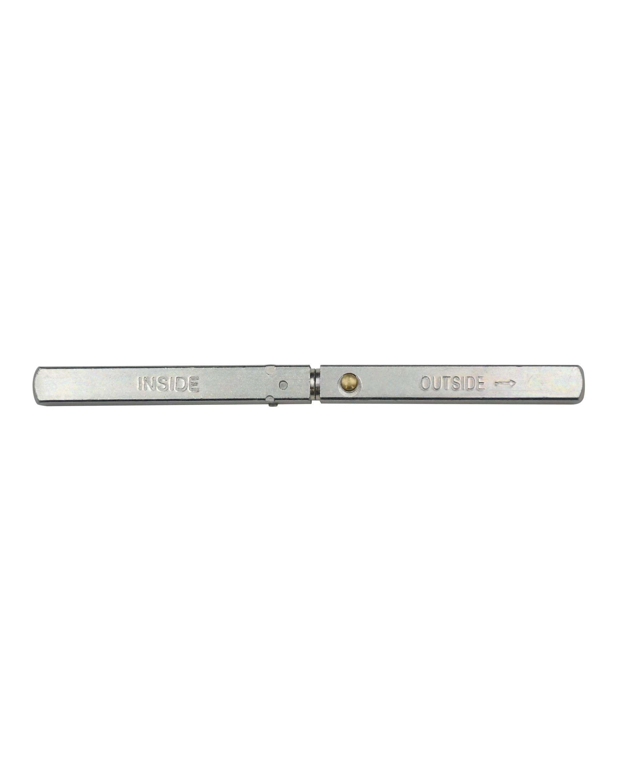 KOOPLES HARDWARE Spare Split Spindle – 8mm x 8mm x 120mm – for Escape Lock – Stainless Steel Replacement Spindle