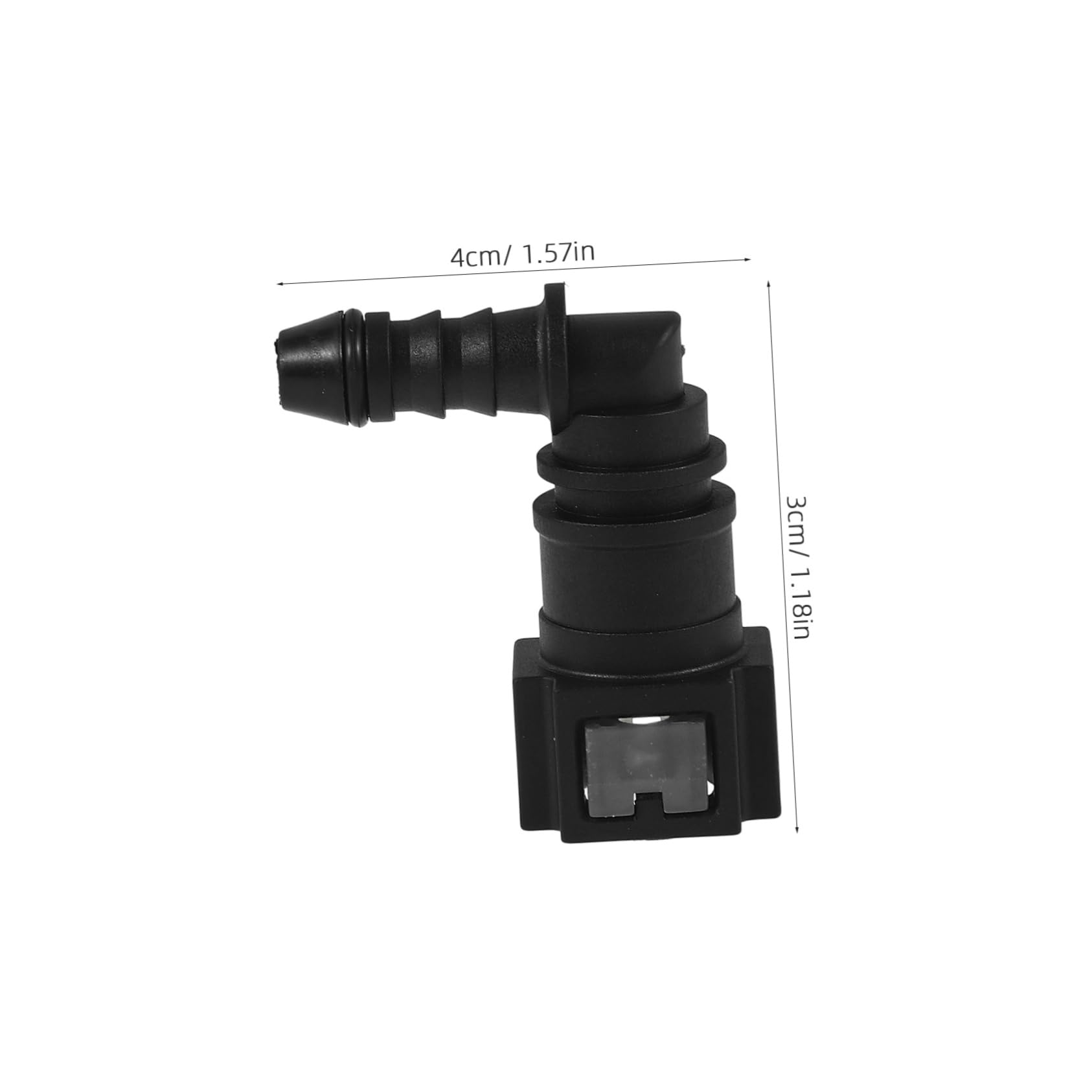 Unomor Line Quick Connect Adapter Plastic Hose Connectors for Outboard Leak Fitting